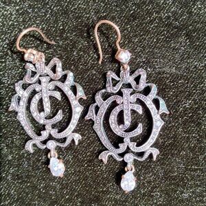 Vintage Juicy Couture Chandelier Earrings